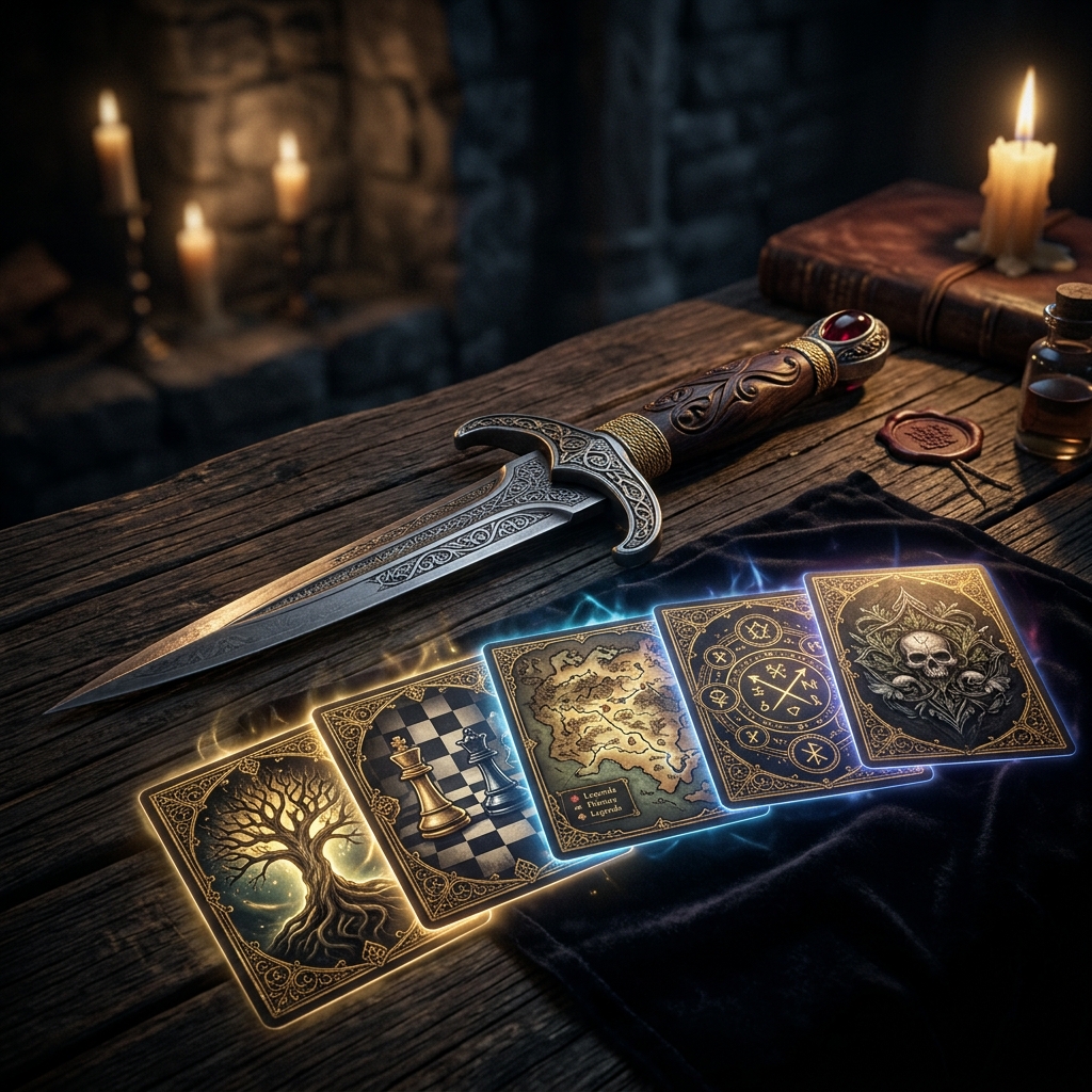Knife and Card Steam Game Cover
